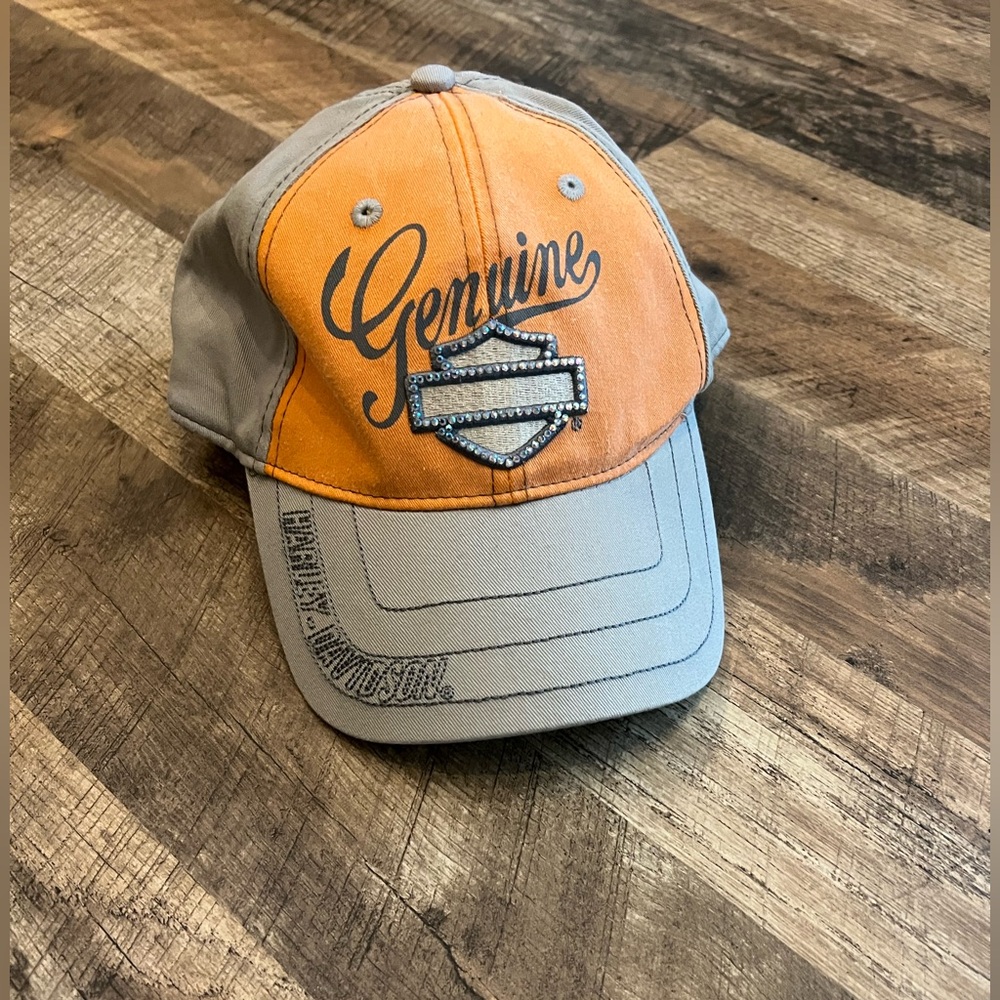 Harley-Davidson Genuine Orange and Gray Hat
